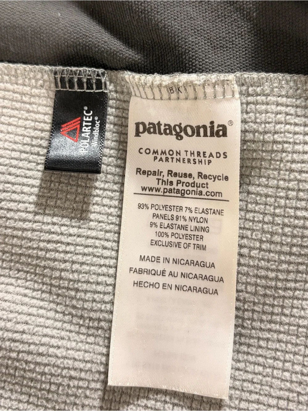 Patagonia Adze HYBRID Jacket Men’s XL Gray Softshell Polartec Windbloc